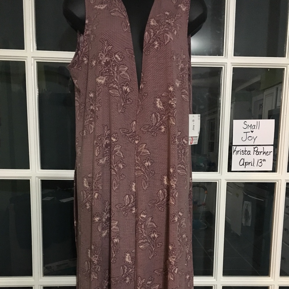 Small Joy Vest Coverup—Duster length Stretchy